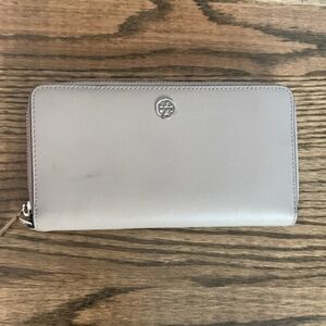 Tory Burch Parker Dust Storm Leather Continental Wallet